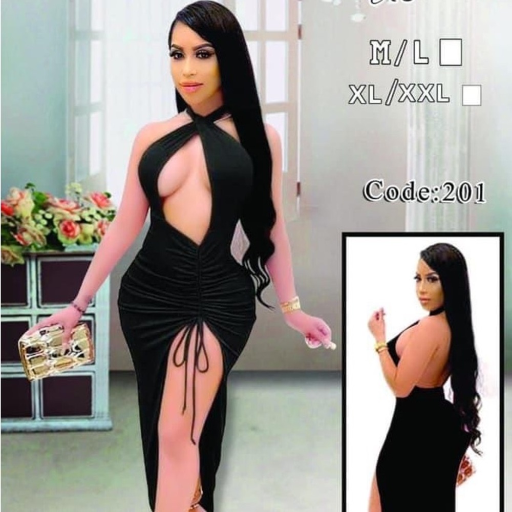 Sexy Split Dress, Party cocktail Dress, Maxi Split Summer Beach Dress ❤️‍🔥